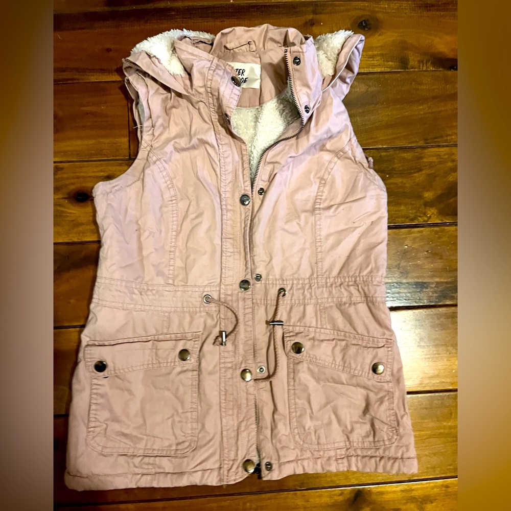 Fur-lined vest